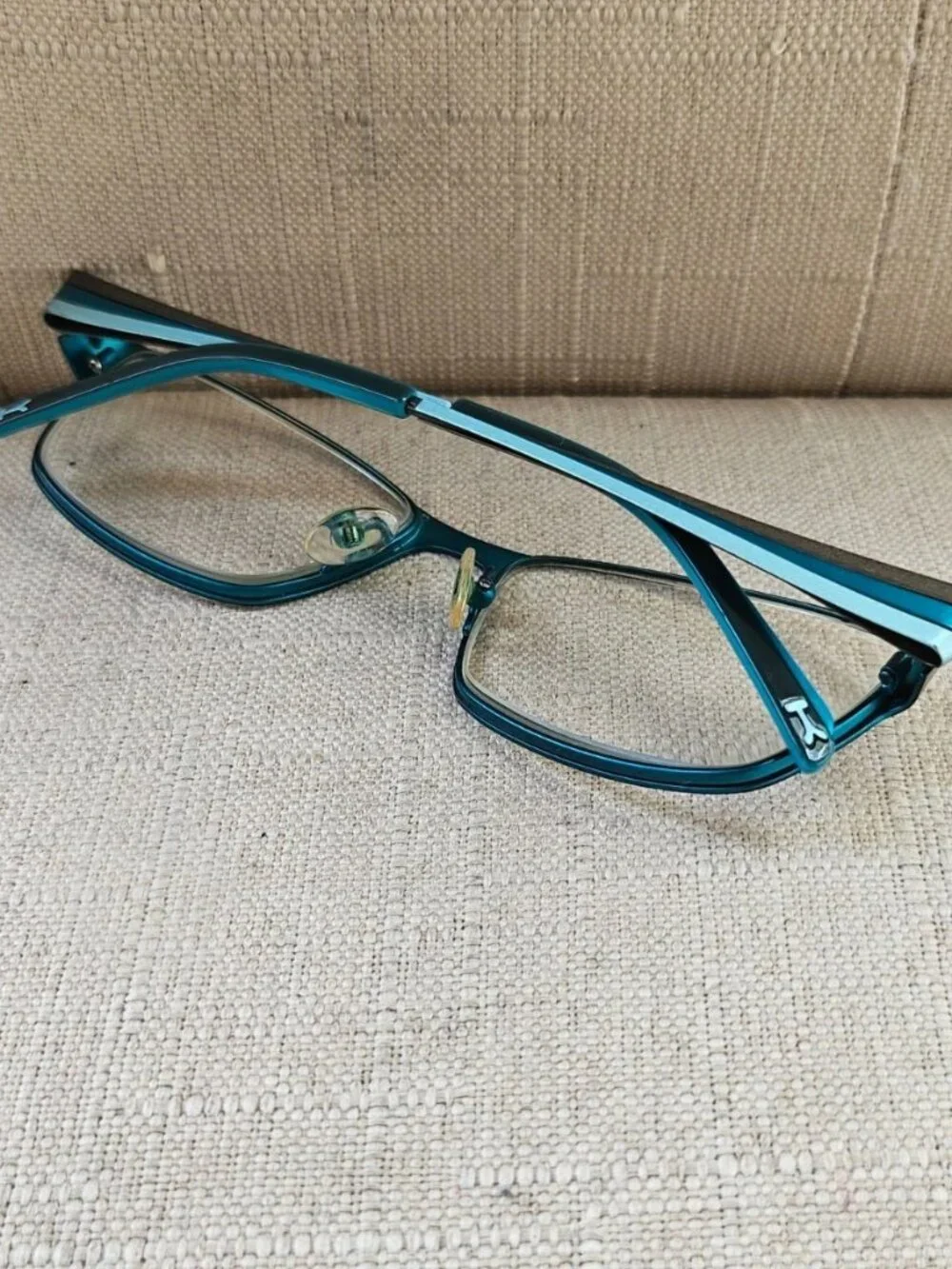 Morel France Women Eyeglasses Frame Brown/Turquoise Tone Eyewear Glasses